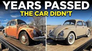 This Barn Find 1968 Volkswagen Beetle for Sale in Rough… But Wait Till You See the Dream Version!
