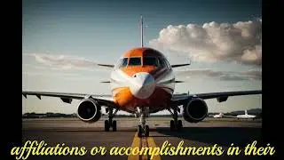 Ring for pilot and crew for airplane commercial and executive