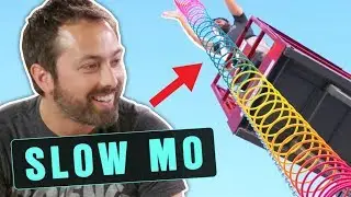 SLOW MO SLINKY DROP w/ Veritasium (Smosh Lab)
