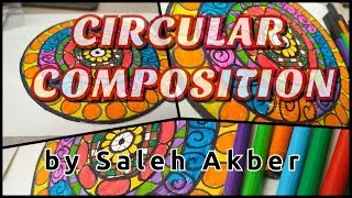 circular composition/ Design in circle/Circular Art
