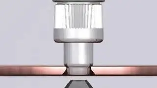Southco captive screw Flare in installation