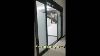 Use mobile APP to control door opening and closing#automatic #doors #glass #app