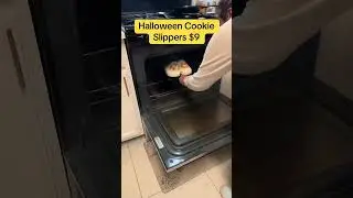 Spooky Pumpkin Cookie Slippers on Sale for $9! #halloween #slippers #spooky