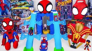 Marvel Spiderman Toys Unboxing Review | Spider Man Shield | Spidey & His Amazing Friends Webquarters
