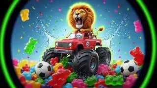 🦍 Epic Animal Transformation Race! 🚗 Giant Water Slide & Color Magic 🎨| Long Slide Game