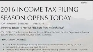 SC state tax refunds delayed to help fight $6 billion in fraud