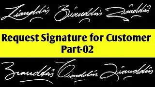 ✔️ Signature Z | Request Signature For Customer (Alphabet Z) Part - 02