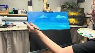 #5- today an acrylic lighthouse painting