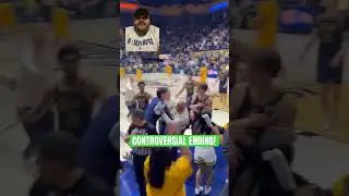 Скандал между командами Нотр-Дам и Калифорнийский университет #ncaamb #ncaambb #notredame #fighti...