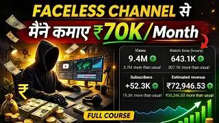 How I Earned ₹70k/Month with Faceless AI Channels in 2026 (Full Tutorial)
