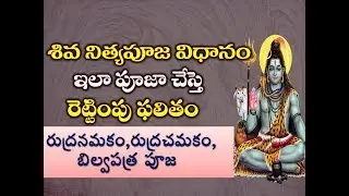శివ నిత్య పూజ ఇలా చేస్తే రెట్టింపు ఫలితం|#Shiva Daily Pooja|Shiva Pooja Vidhanam|#Shiva Nithya pooja