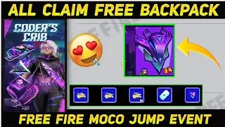 All claim free backpack||Free fire MOCO JUMP Event details in Kannada||para SAMSUNG A3,A5, A6,A7,J2,