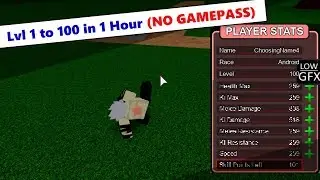 How to Lvl From 1 To 100 in 1 Hour (NO GAMEPASS) | DBZ Final Stand