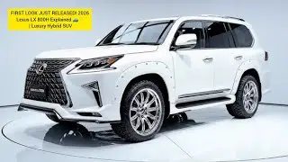FIRST LOOK JUST RELEASED! 2026 Lexus LX 800H Explained