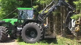 KOTSCHENREUTHER K 175R mit KESLA Schubharvester HS20