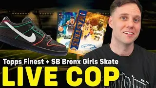 LIVE COP: NIKE SB DUNK LOW BRONX GIRLS SKATE & TOPPS FINEST BASKETBALL