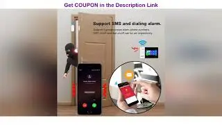 smartlink security | Tuya WiFi GSM home Security Protection smart Alarm System Touch screen Burglar