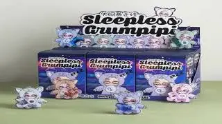 A must-have product! Original New Sleep Grumpipi Series Blind Box Vinyl Face Doll Trendy Pendant D