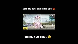 BGMI ☺️ Birthday 🎈 Gift 🎁🧧 | wait for bhirthday Gift #pubgmobile #bgmi #birthday  #bgmigift #shorts