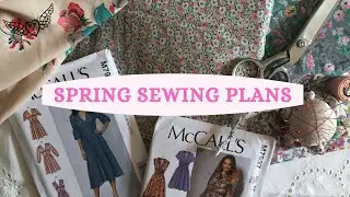 SPRING SEWING PLANS ~ A fabric & Pattern Haul ~ a Peek in My Spring Sketchbook