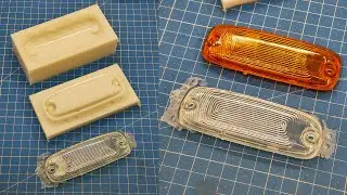 Весь процесс создания поворотника. Снимаем силиконовую форму и льём пластик. Мой первый опыт.