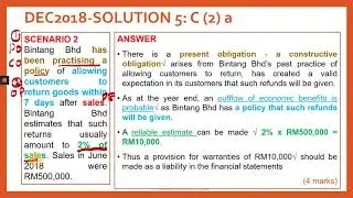 MFRS 137/IAS 37 | FAR270 &mdash; ИТОГОВЫЙ ЭКЗАМЕН, ДЕКАБРЬ 2018 Г., КВ5 | Как отвечать на вопросы, основанные на сценариях &mdash; шаг за шагом