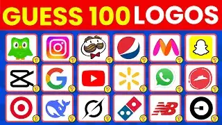 Guess The Logo In Just 3 Seconds || Can You Guess All 100 Logos?