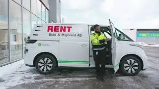 Rentav satsar på eldrift – 10 nya ID. Buzz från Berners Transportbilscenter