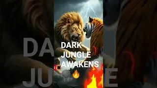 DARK JUNGLE AWAKENS 🌑🔥 | Epic 3D Cinematic Short#shorts