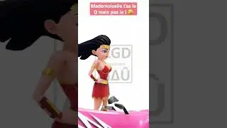Mademoiselle t'as le Q mais pas le i 🤣 #shorts #proverbe #femmeauvolant #voiture #rose #wonderwoman