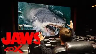 Watching JAWS In The CRAZIEST Cinema In The UK!! Jaws 50th Anniversary In 4DX!