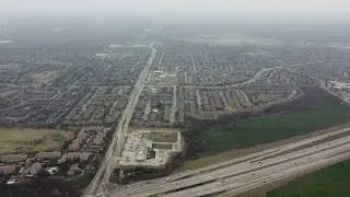 Frisco drone view