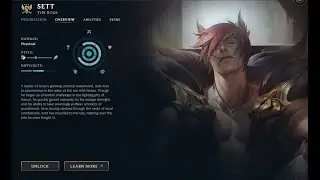 Sett -  Ability Preview - League of Legends-Sett League of legends ||