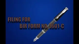 How to File for BIR FORM NO. 1601-C