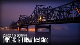 Peoria Riverfront Bridge Fog - BMPCC4K BRAW 12:1 4K24 DCI