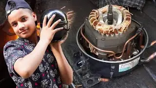 How to Restore Old German Fridge Compressor Amazing Technique of  Rebuilding Refrigerator Compressor