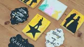 HOW TO MAKE HAMILTON THE MUSICAL COOKIES! | Shortbread Cookies with Royal Icing Tutorial!