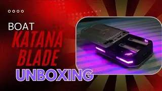 Unboxing boAt Immortal Katana Blade Earbuds with Metal Glider ⚡⚡& 50 hours playtime ⚡⚡Worth it ?