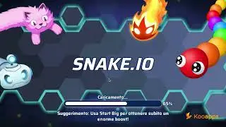 gioco per la prima volta a snake.io! (ho fatto schifo)