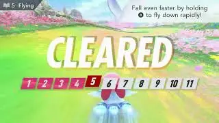 Kirby Air Riders - Lessons: Complete 11/11 | Turning, Boost, Drifting, Flying Tutorials Gameplay