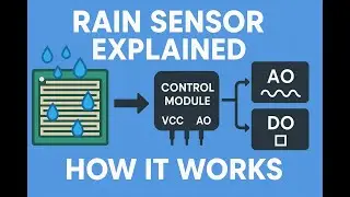 3. Rain Sensor Explained | How Rain Detection Works | AO & DO Outputs | Applications & Uses