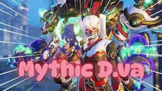 ☆NEW☆ D.VA mythic skin gameplay in the ☆NEW☆ map AATLIS ✨️🐯| overwatch 2 season 17