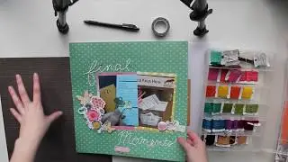 Hand Stitching Your Own Handwriting Tutorial // Gray Florals