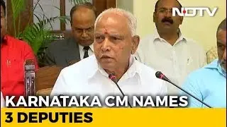 BS Yediyurappa Names 3 Deputies As Karnataka Cabinet Portfolios Announced