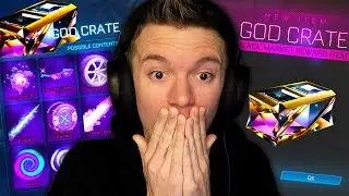 OPENING *50* GOD CRATES IN ROCKET LEAGUE!