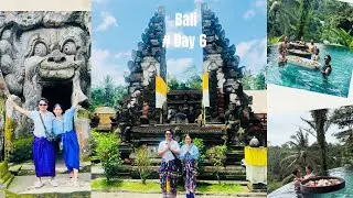 Day-6 Bali || Floating Breakfast || Trita Empul Temple || Elephant Cave || Tegenungan Waterfall 