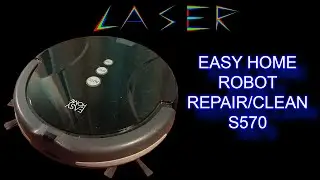 aldi easy home S570 robot vacuum teardown, repair and clean