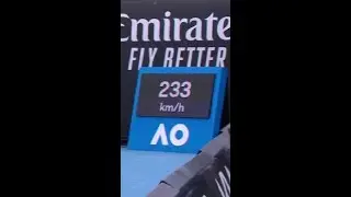 Junior hits FASTEST serve of the tournament! 😱