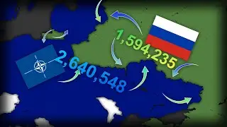 World War III Every Week With Army Size (NATO VS RUSSIA)