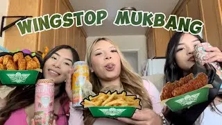 Wingstop Mukbang Q & A 💚! ft. @alondrarosass